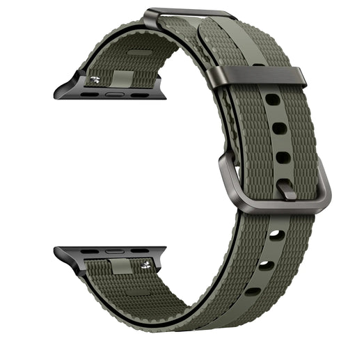 Apple Watch Silikon Active Armband (Armeegrün)