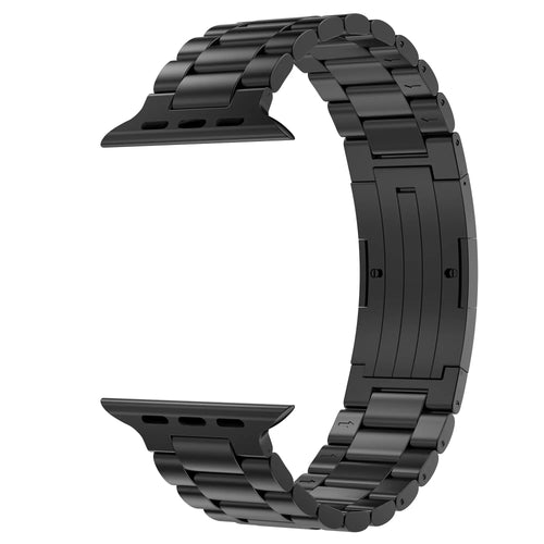 Apple Watch Raffiniert Stahlarmband (Schwarz)