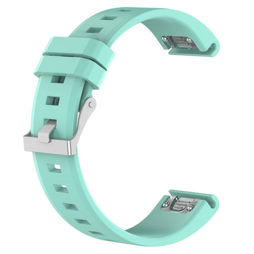 Garmin Forerunner 745 Glänzendes Silikonarmband (Aqua)