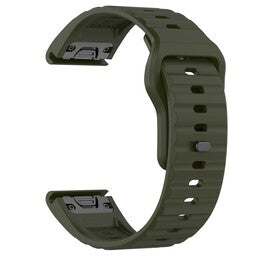 Garmin Instinct 3 - 45mm Outdoor Silikonarmband (Armeegrün)