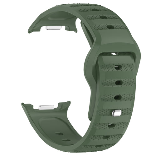 Samsung Galaxy Watch 8 - 40mm Outdoor Silikonarmband (Olivgrün)