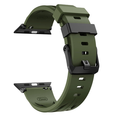 Apple Watch Race Silikonarmband (Armeegrün)