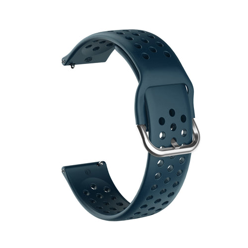 Withings ScanWatch 2 - 42mm Silikonarmband 'Air' (Felsengrün)