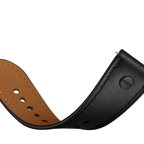 OnePlus Watch 3 Lederarmband mit Schraube (Schwarz)