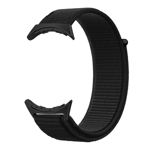 Google Pixel Watch 4 - 45mm Nylonarmband (Schwarz)