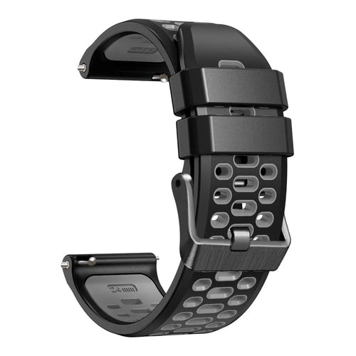 TicWatch Pro 5 Enduro Schnalle Sportarmband (Schwarz/Grau)
