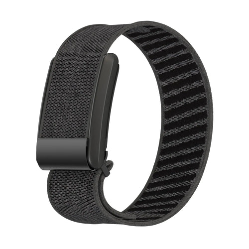 WHOOP 5.0 Knitted Nylon Armband (Schwarz/Grau)