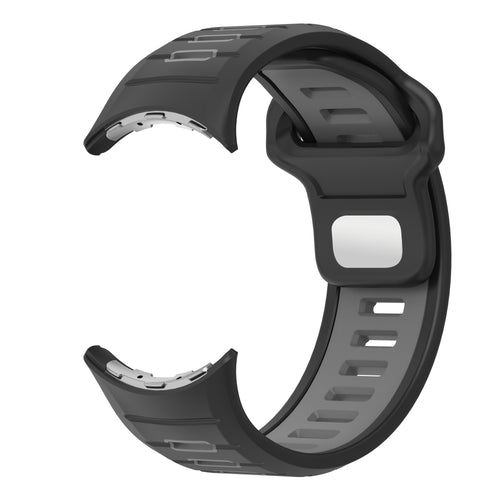 Google Pixel Watch 4 - 45mm Duo Sportarmband (Schwarz/Grau)