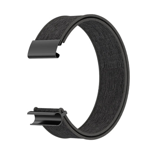 WHOOP 5.0 Knitted Nylon Armband (Schwarz/Grau)
