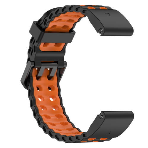 Garmin Descent Mk2(i) Wave Sport Strap (Black/Orange)