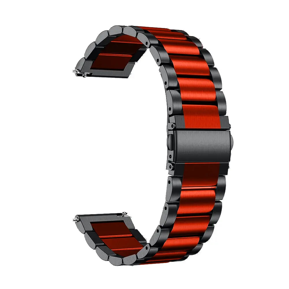 Garmin Forerunner 170 Stahlarmband (Schwarz/Rot)