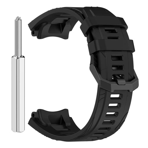 Amazfit T-Rex 3 Silikonarmband (Schwarz)