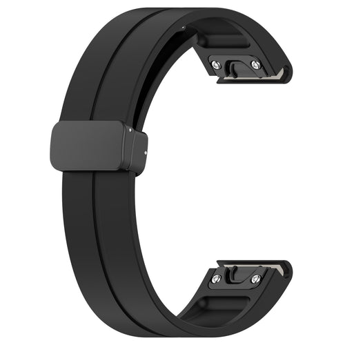 Garmin Descent MK1 D-Schnalle Silikonarmband (Schwarz)