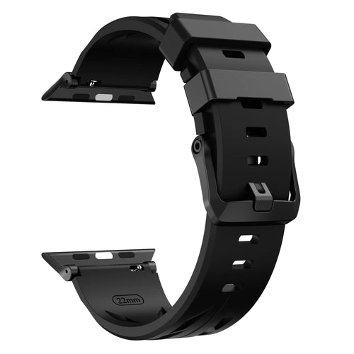 Apple Watch Race Silikonarmband (Schwarz)