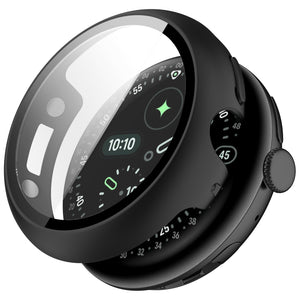 Google Pixel Watch 5 - 45mm Hard Case mit Glas (Schwarz)