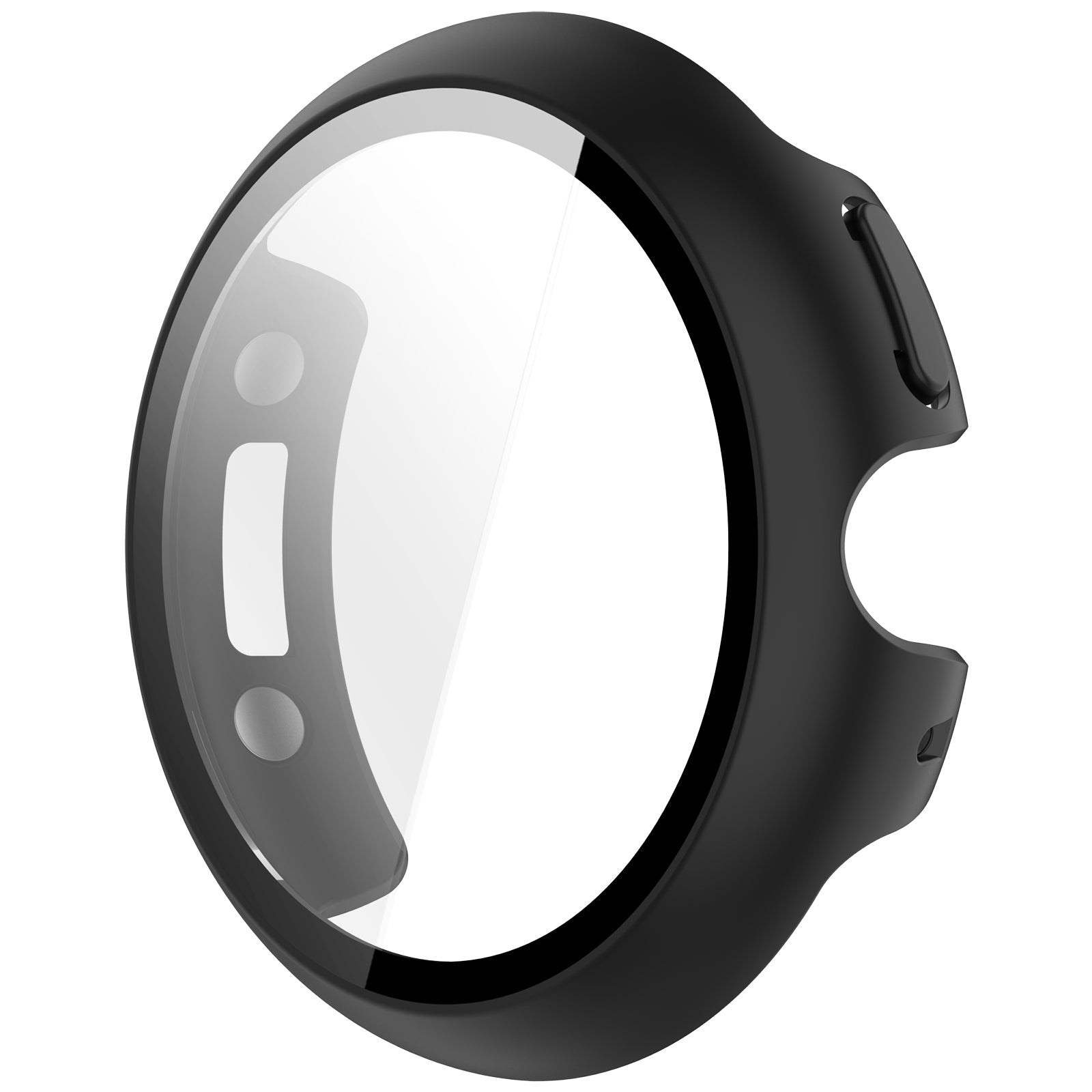 Google Pixel Watch 4 - 45mm Hard Case mit Glas (Schwarz)