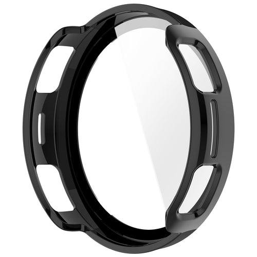 Amazfit Active 3 Premium PC Hülle mit Glas (Schwarz)