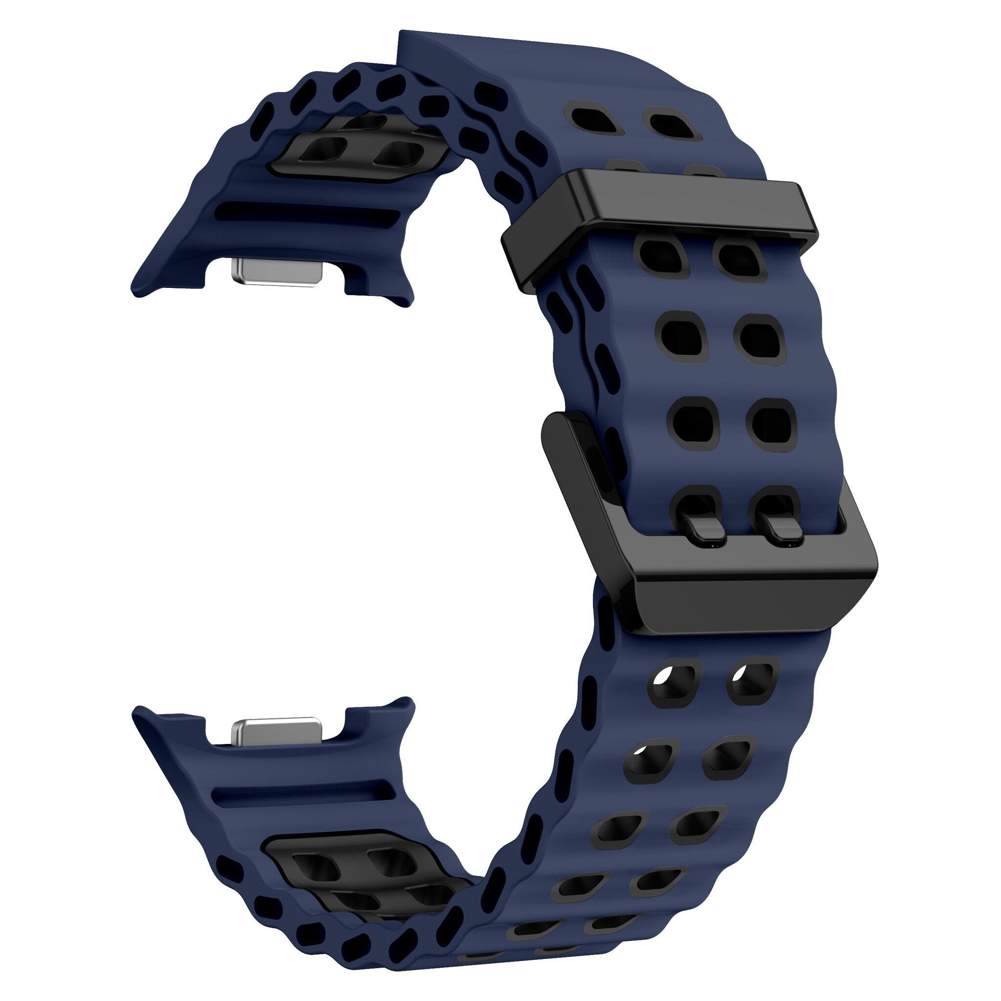 Samsung Galaxy Watch 9 - 44mm Ocean Armband (Dunkelblau/Schwarz)