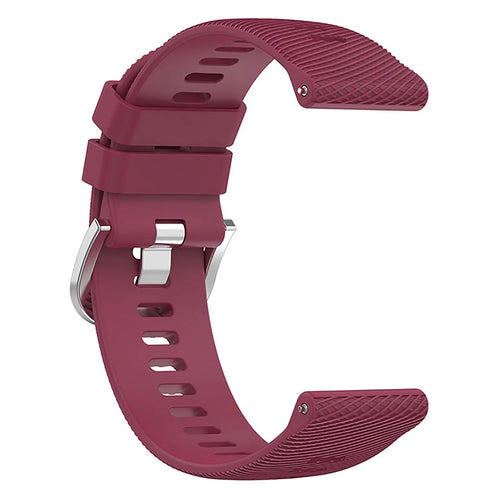 Coros Apex 4 - 42mm Silikonarmband (Weinrot)