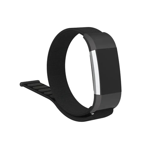 Nylon Strap, black, without a watch, 3/4 front view