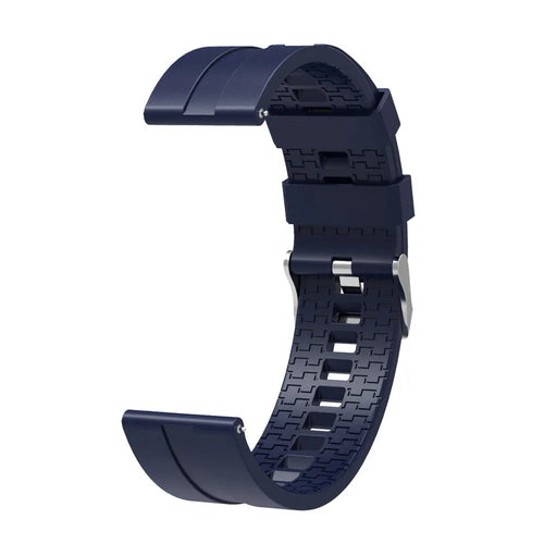 Silicone Strap 'Extreme', dark blue, without a watch, 3/4 front view