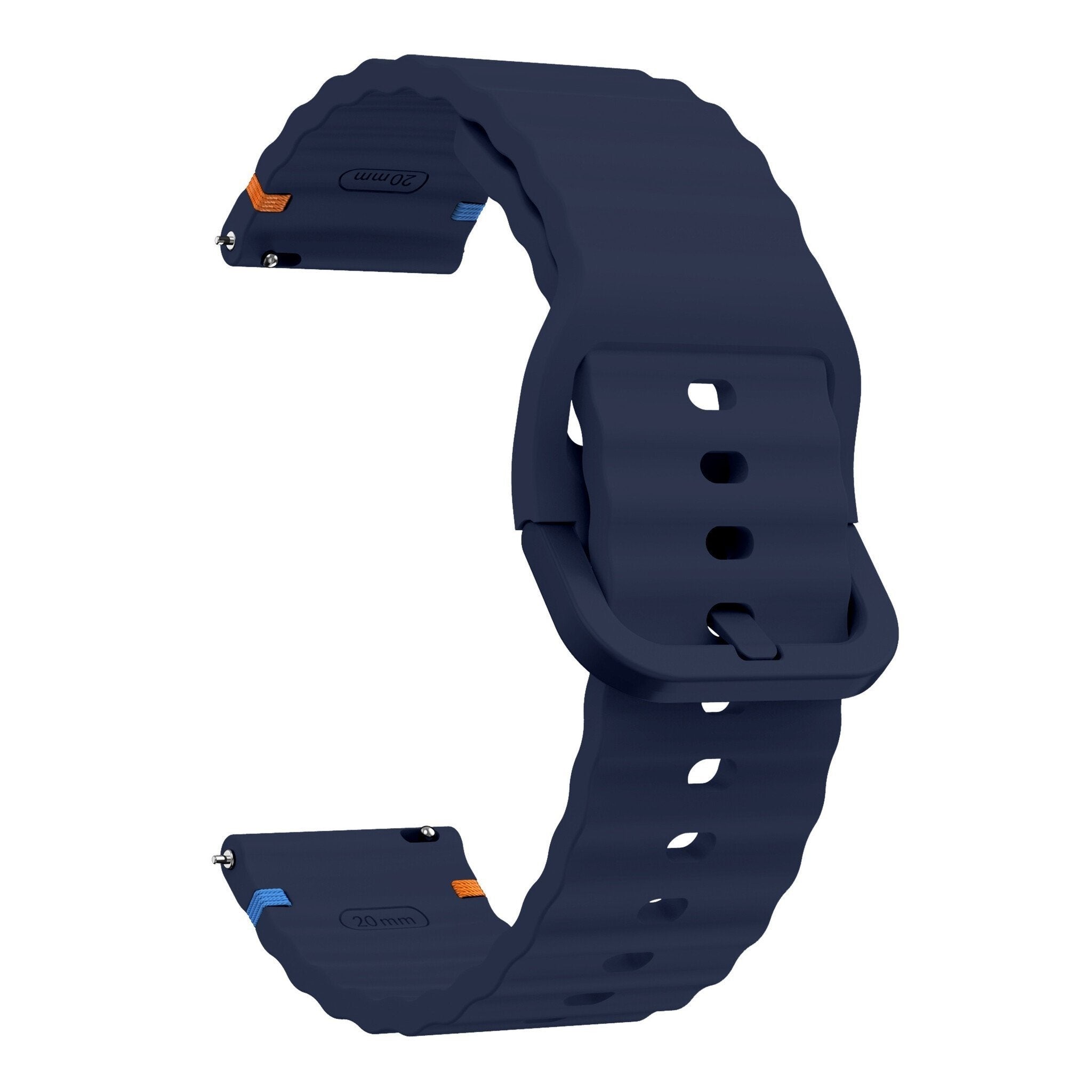 Huawei Watch GT 6 Pro - 46mm Wave Silikonarmband (Dunkel Blau)