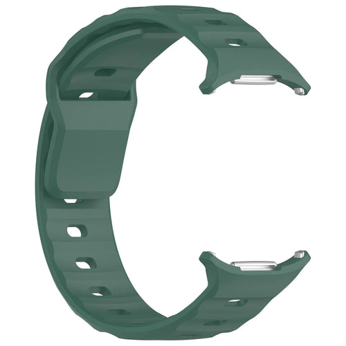 Outdoor Silicone Strap, dark green, without a watch, 3/4 front view