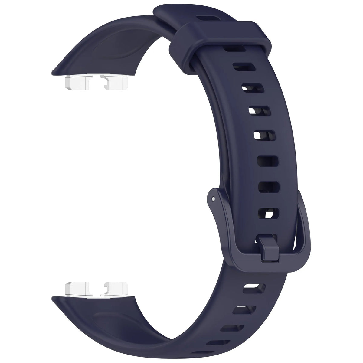 Silicone Strap, dark blue, without a watch, 3/4 front view