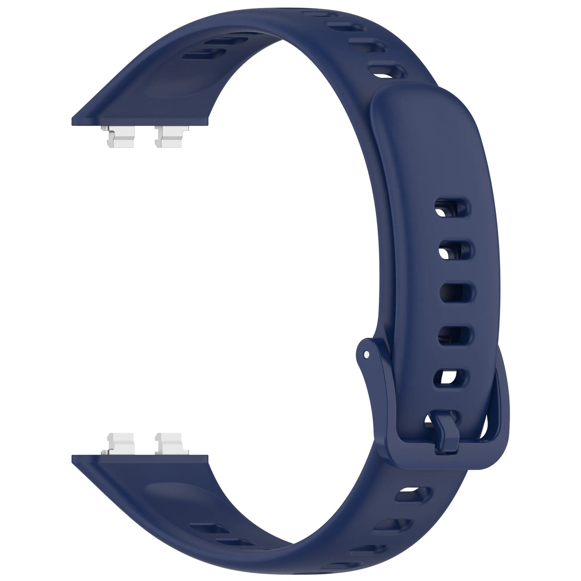 Silicone Strap, dark blue, without a watch, 3/4 front view