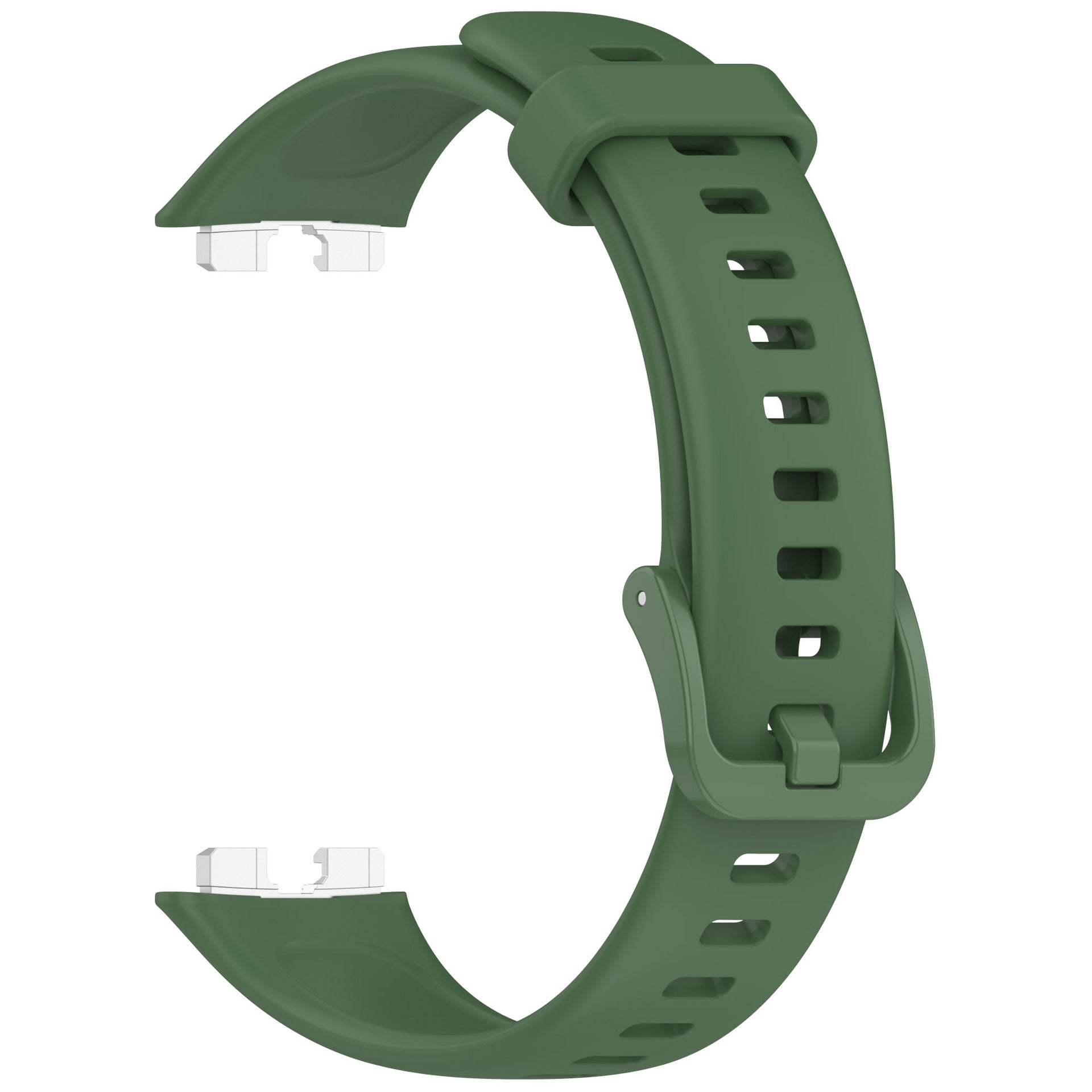 Huawei Band 10 Classic Silikonarmband (Dunkelgrün)