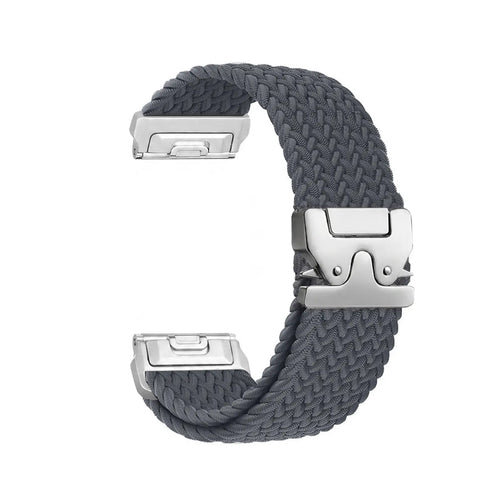 Garmin Approach S60 Braided Strap P-Buckle (Dark Grey with Silver)