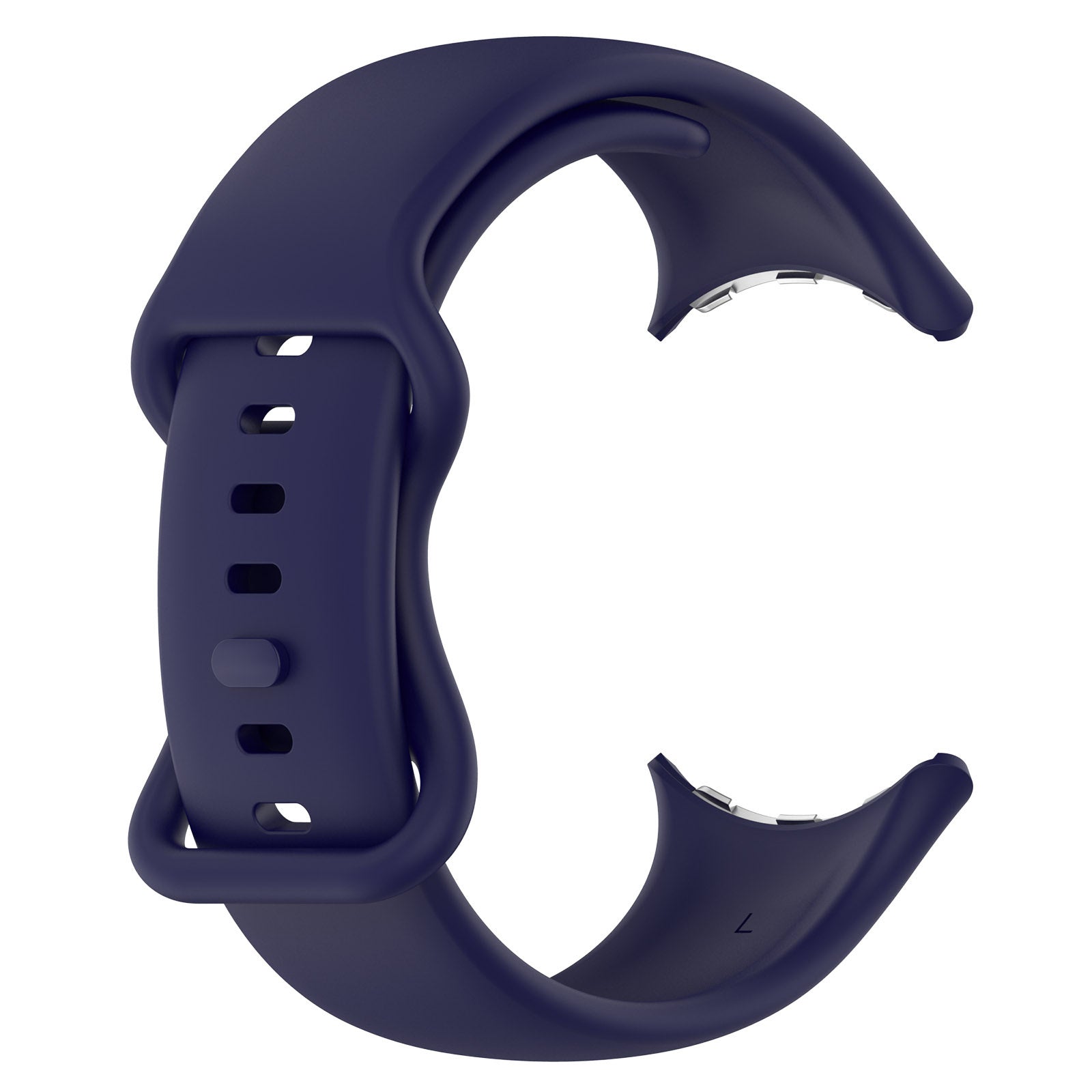 Google Pixel Watch 4 - 41mm Klassisches Silikonarmband (Dunkel Blau)