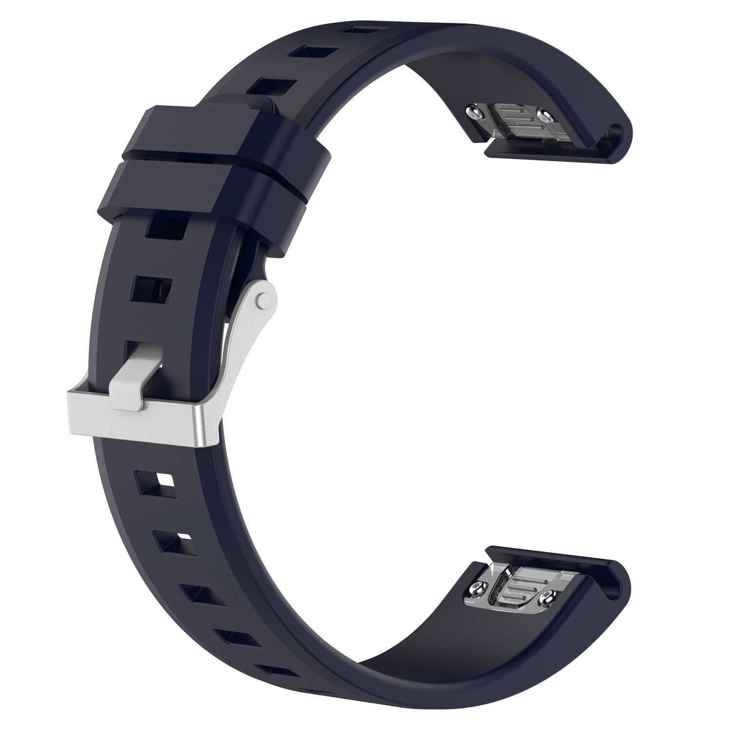 Garmin MARQ glänzendes Silikonarmband (Dunkelblau)