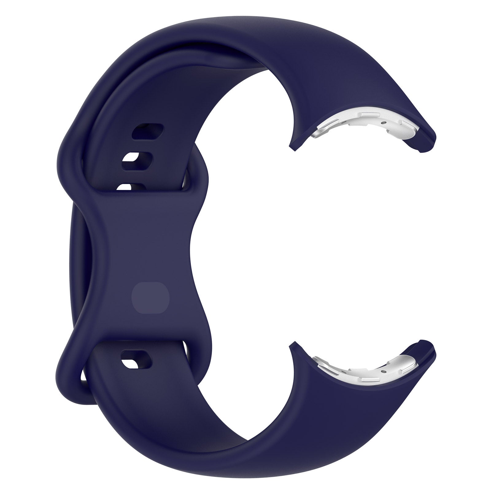 Google Pixel Watch 4 - 41mm Klassisches Silikonarmband (Dunkel Blau)