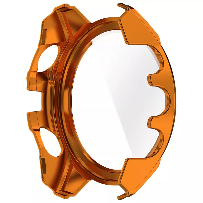 Garmin Fenix 8 - 47mm SOLAR Hartschale mit Glass (Orange/Grün)