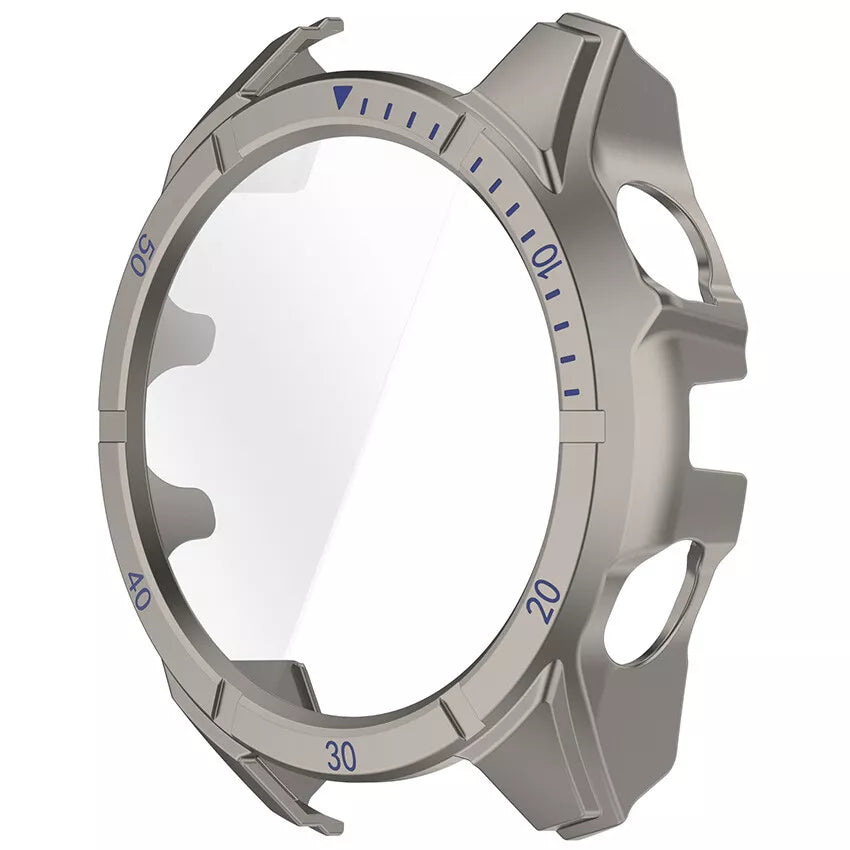 Garmin Fenix 8 - 51mm SOLAR Hartschale mit Glass (Titane/Blau)
