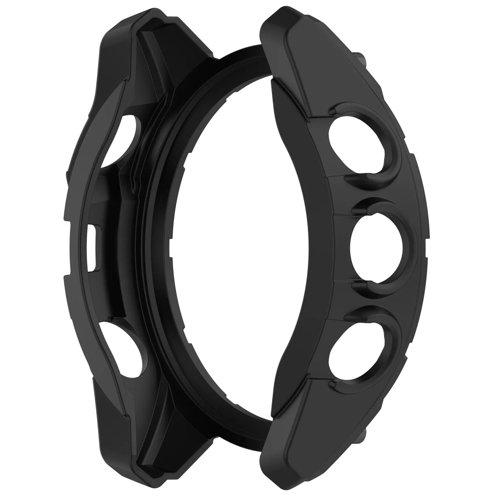 Garmin Fenix 8 - 51mm SOLAR robustes TPU Hülle (Schwarz/Rot)