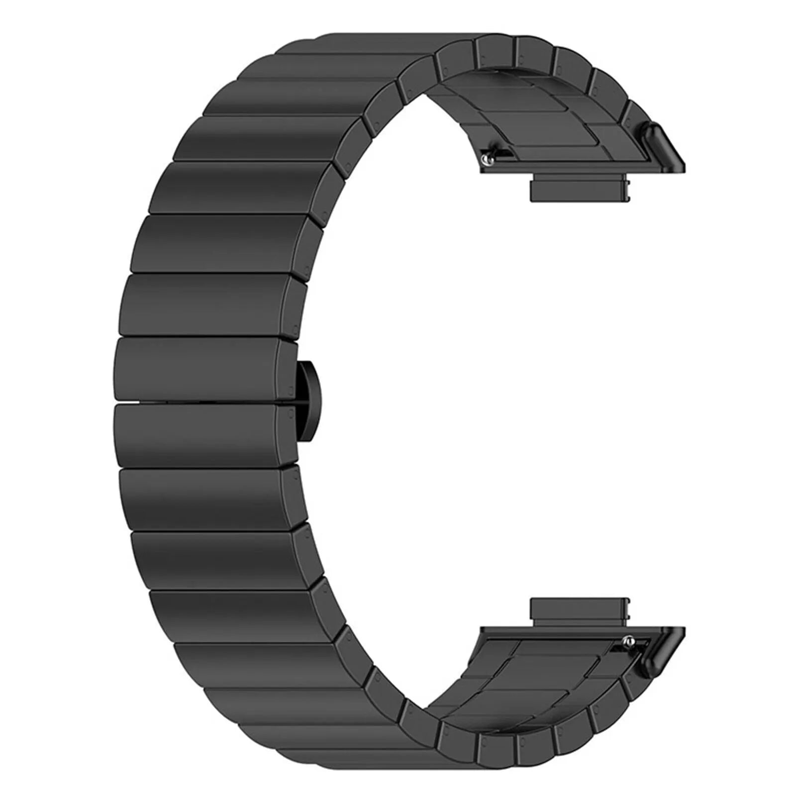 Metal Strap, black, without a watch, 3/4 front view
