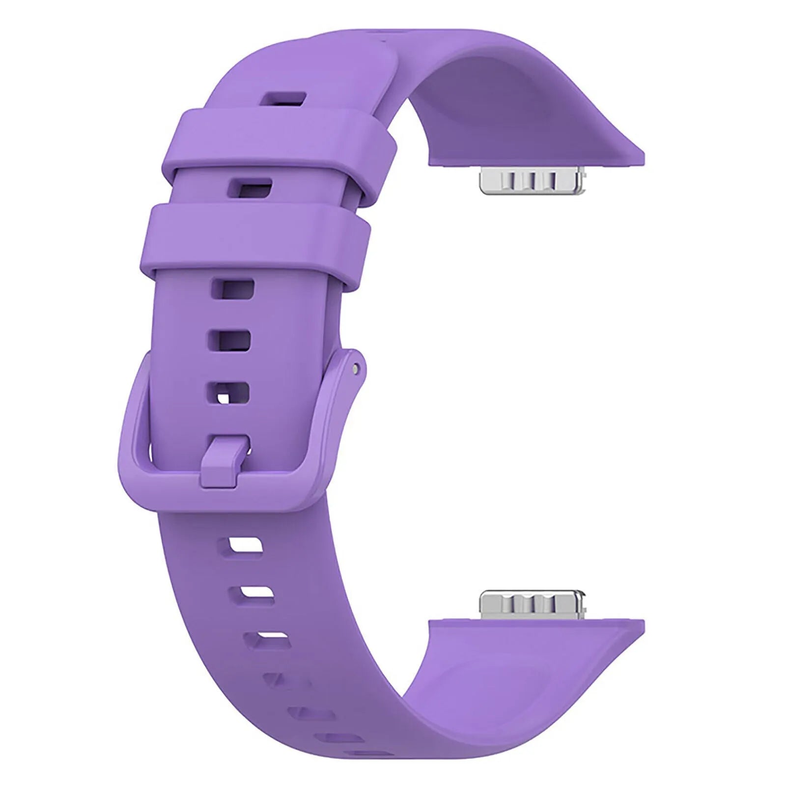 Silicone Strap, purple, without a watch, 3/4 front view