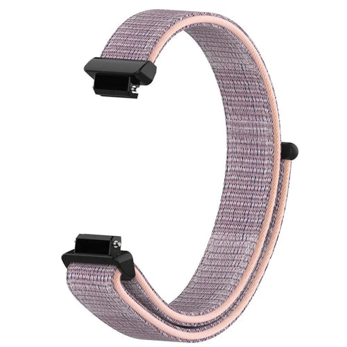 Nylon Strap, pink, without a watch, 3/4 front view