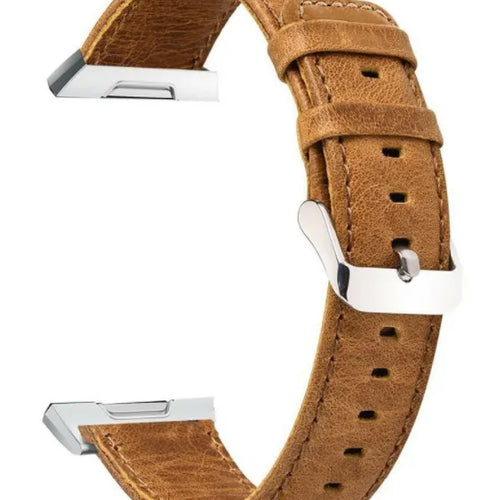 Leather Strap, brown, without a watch, 3/4 front view