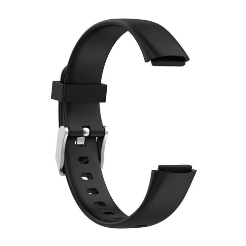 Silicone Strap, black, without a watch, 3/4 front view
