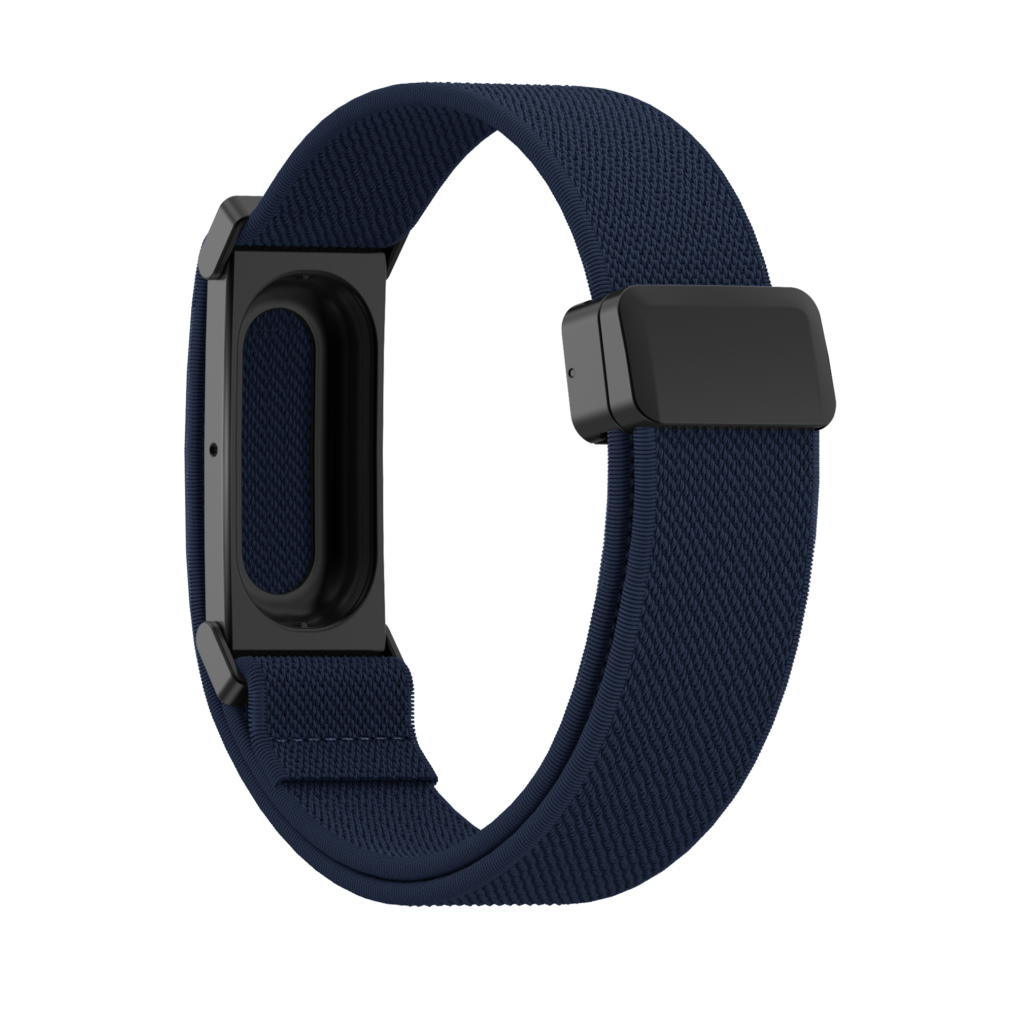 Bandz Fitbit Air Biceps Nylonarmband mit D-Schnalle (Dunkelblau)