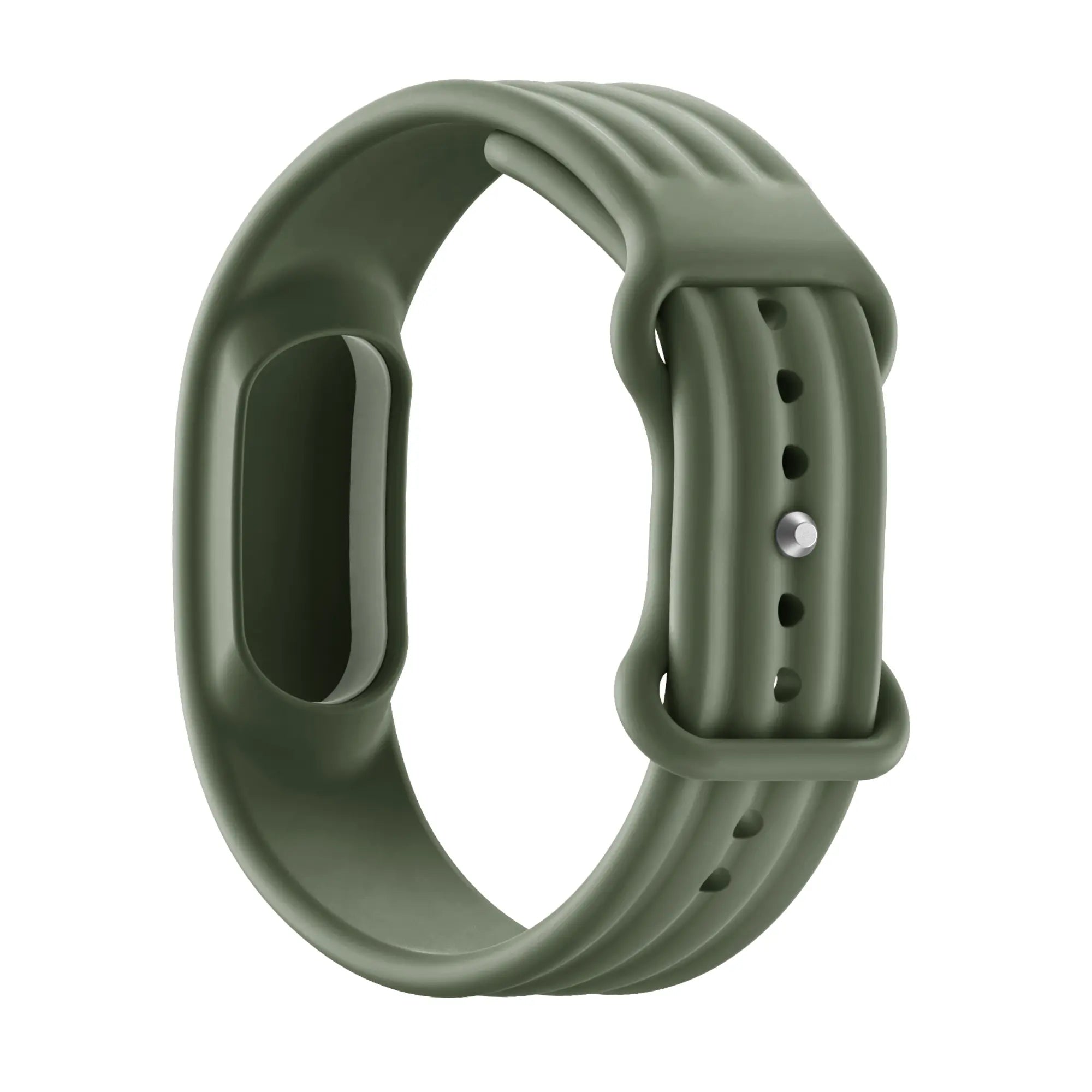 Bandz Fitbit Air Silikonarmband 'Classic' (Armeegrün)
