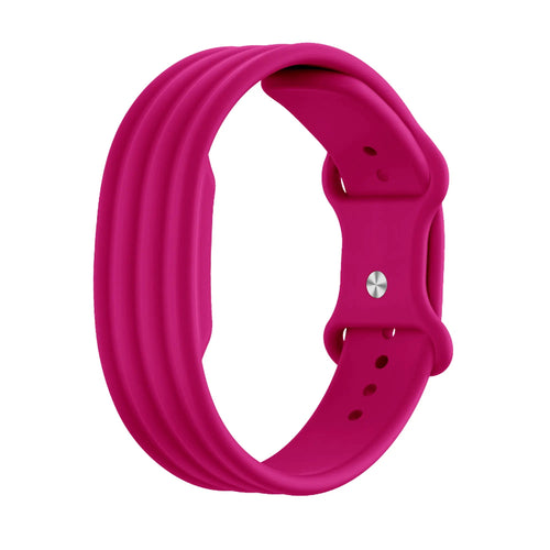 Silicone Strap 'Classic', wine red, without a watch, 3/4 front view