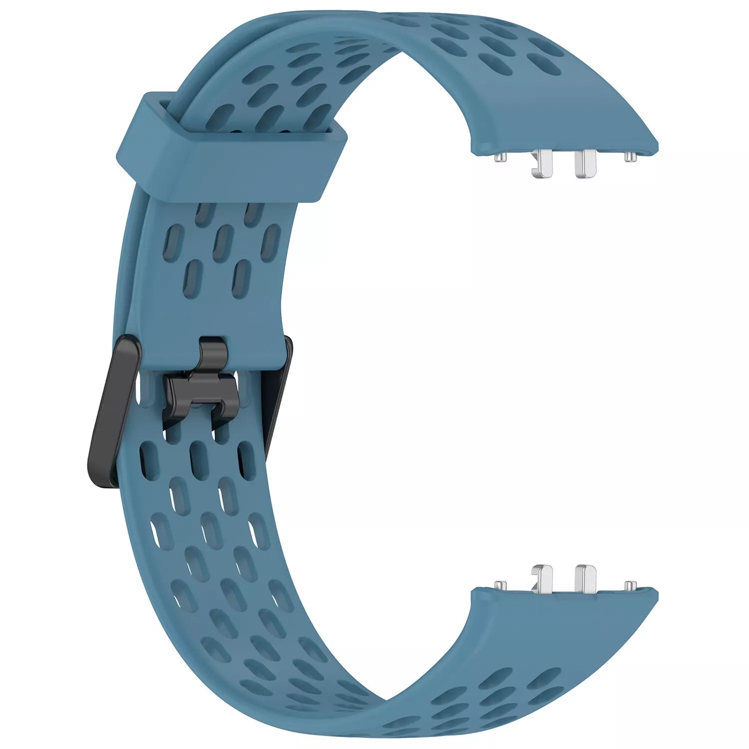 Samsung Galaxy Fit 3 Silikonarmband mit Löchern (Graublau)