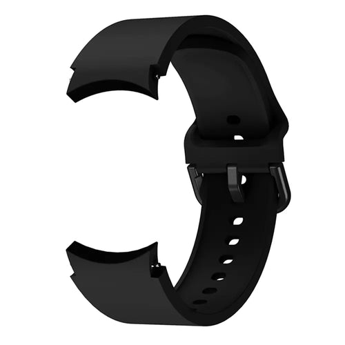 Samsung Galaxy Watch 6 - 44mm Silikon Schnallenarmband (Schwarz)