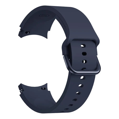 Samsung Galaxy Watch 4 - 44mm Silikon Schnallenarmband (Dunkelblau)