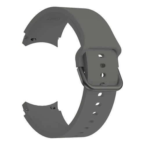 Samsung Galaxy Watch FE Silikon Schnallenarmband (Dunkelgrau)