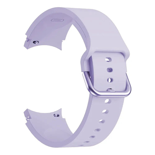Samsung Galaxy Watch 7 - 40mm Silikon Schnallenarmband (Hell Lila)